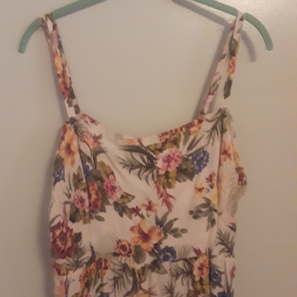 Forever 21 'Tropical Print Midi Dress' Sz 3X - Picture 2 of 2